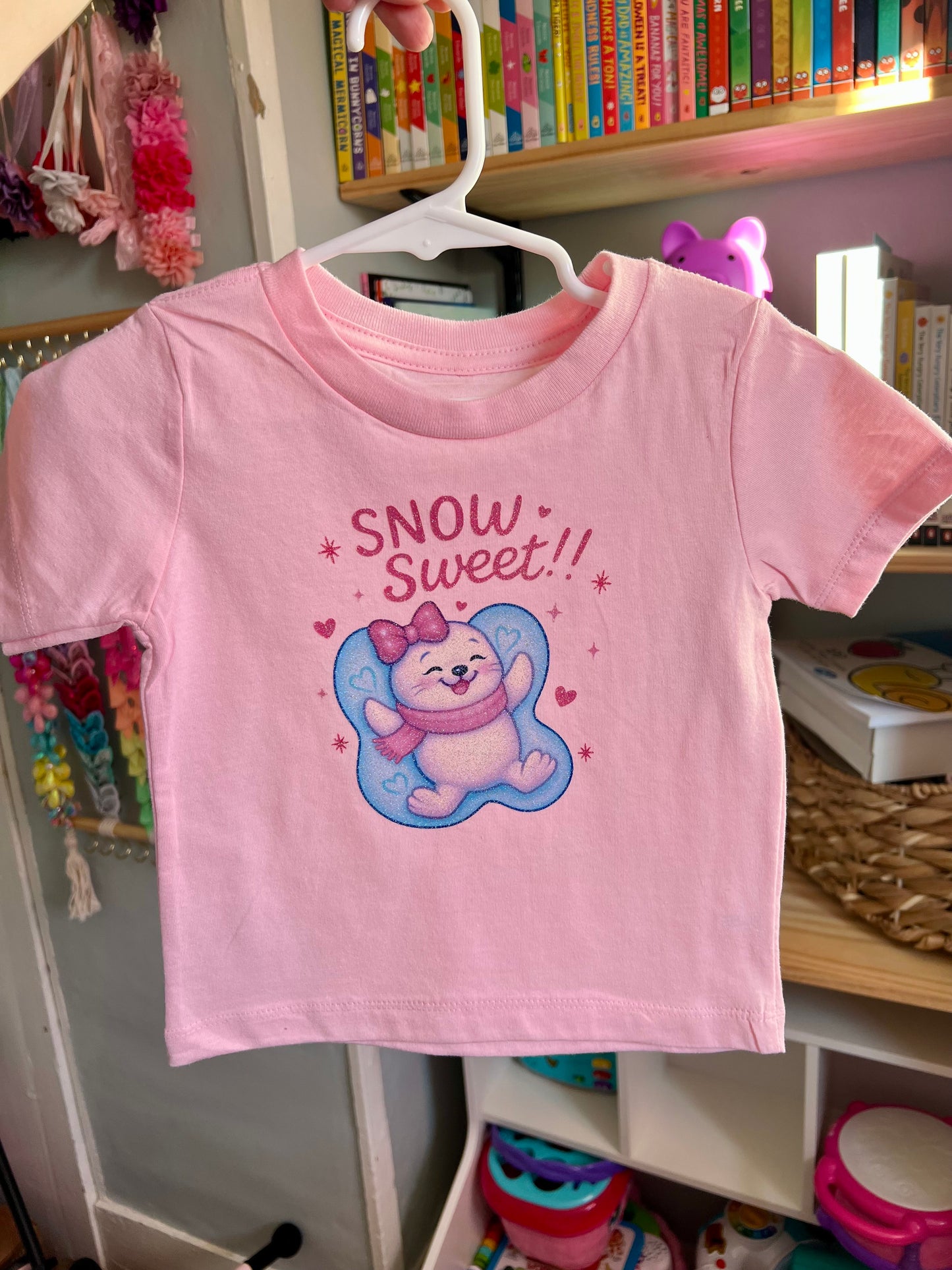 "Snow Sweet" Seal Baby/Toddler T-Shirt