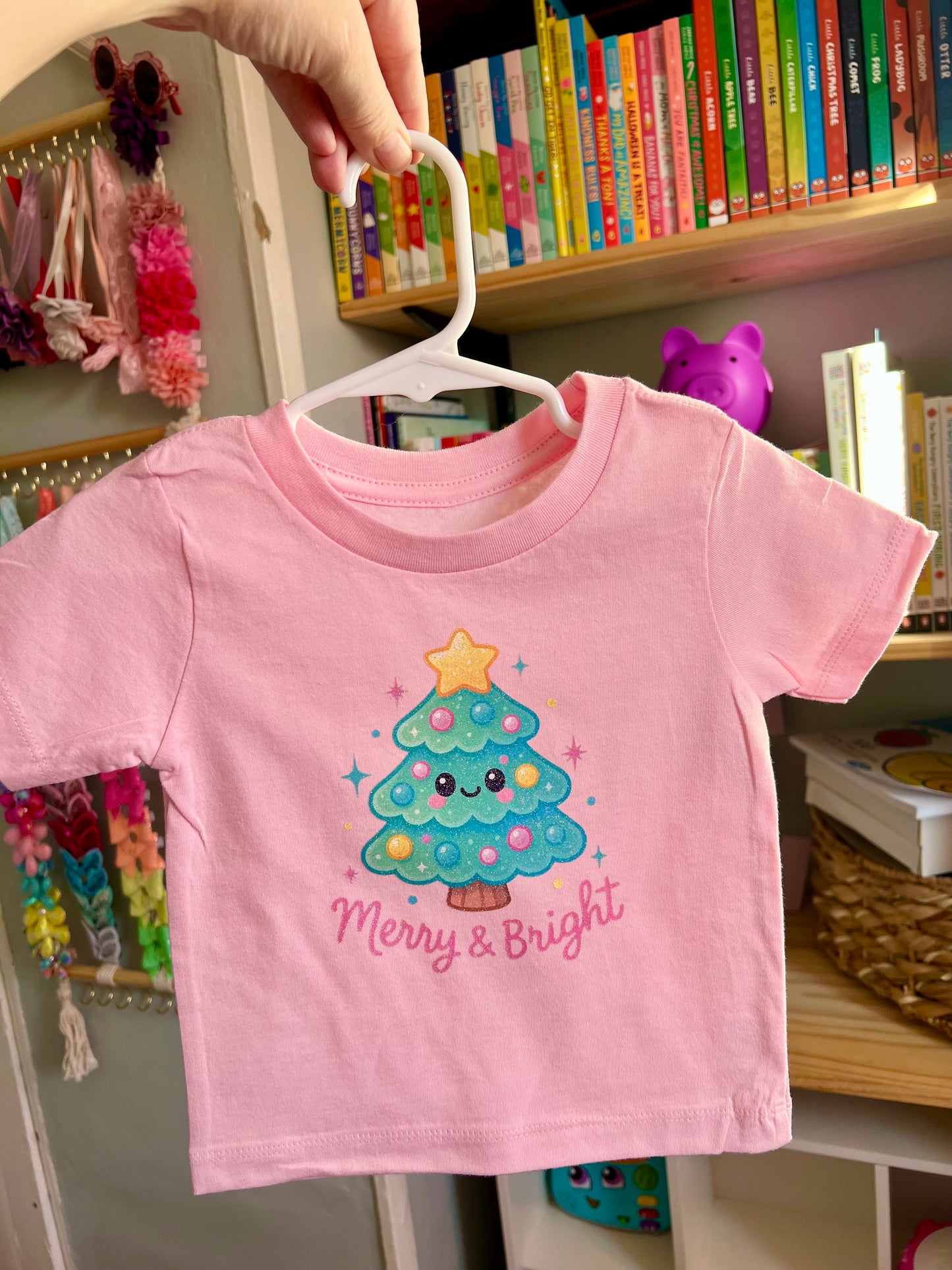 "Merry & Bright" Baby/Toddler T-Shirt
